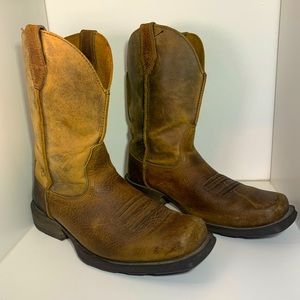 Ariat Rambler Square Toe Western Boot Size 8.5.